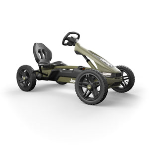 BERG Rally Jeep® Cherokee Go-Kart | LED Lights, Soundbox & Off-Road Springs - Little Gliders