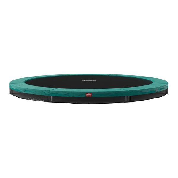 BERG SPORTS Favorit InGround 330 | 11ft Round Trampoline | Ages 14+ berg Green No Safety Net
