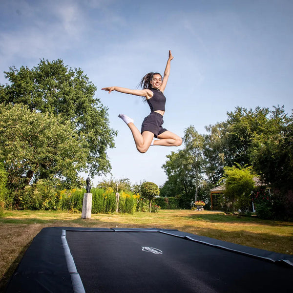 BERG SPORTS Ultim Favorit InGround 280 Trampoline | 9ft x 6ft  Rectangle | Ages 14+ berg 
