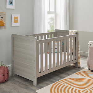 Babymore Caro Cot Bed - White or Grey Wash | Stylish & Versatile Cot Bed for Modern Nurseries - Little Gliders