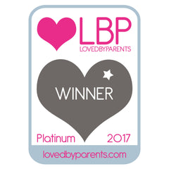 Loved by Parents Platinum Winner 2017 Award Badge won by Babymore