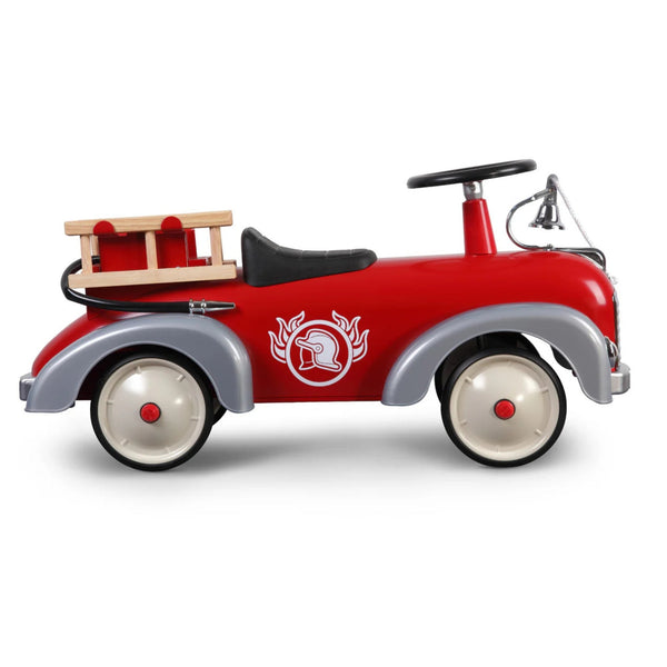Baghera Speedster Fire Engine Ride-On – Vintage Fire Truck Toy | Ages 1+ baghera