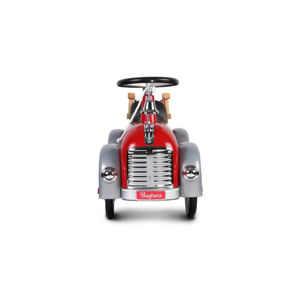 Baghera Speedster Fire Engine Ride-On – Vintage Fire Truck Toy | Ages 1+ baghera