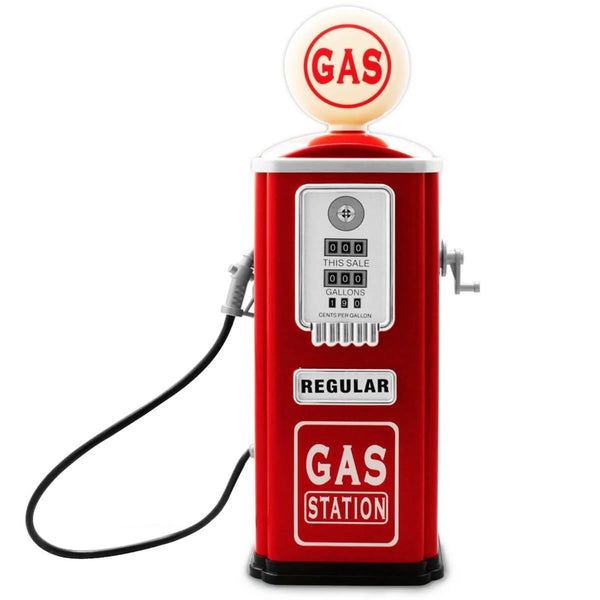Baghera Vintage Metal Gas Pump – Toy Petrol Station for Kids | Ages 3+ Ride-on baghera