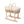 Clair de Lune 80th Anniversary Chelsea Palm Moses Basket – Limited Edition | Ages 0-9M clair de lune Cream With Natural Rocking Stand