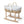 Clair de Lune 80th Anniversary Chelsea Palm Moses Basket – Limited Edition | Ages 0-9M clair de lune White With Natural Rocking Stand
