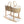 Clair de Lune Organic Palm Moses Basket | Sustainable & Breathable | Ages 0-9M clair de lune Natural Cream With Rocking Stand