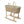 Clair de Lune Organic Palm Moses Basket | Sustainable & Breathable | Ages 0-9M clair de lune Sage With Rocking Stand