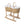 Clair de Lune Organic Palm Moses Basket | Sustainable & Breathable | Ages 0-9M clair de lune White With Rocking Stand