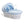 Clair de Lune Waffle White Wicker Moses Basket – Soft, Elegant & Breathable | Ages 0-9M clair de lune Light Blue Basket Only