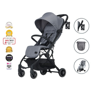 Aster 2 2-in-1 Stroller Bundle | Ultra-Compact Travel System with Carrycot - Little Gliders