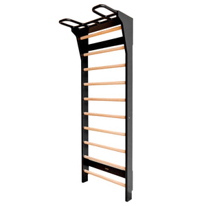 FitWood AARNI Wall Bars – Multi-Functional Bars for Home Workouts & Kids' Play | 3 Years + fitwood Black - Birch