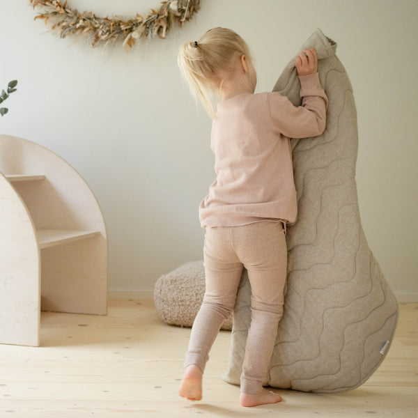 FitWood PILVI Play Mat – Soft, Durable, Non-Toxic Baby Mat for Tummy Time & Play | Sand, Machine Washable fitwood