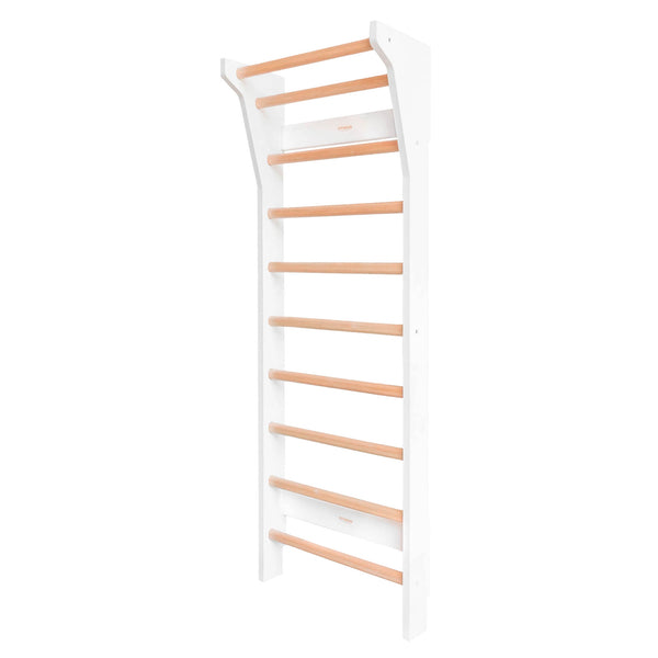FitWood TAIMI MINI Wall Bars for Kids - Sustainable Birch Wood | 3 Years + fitwood White - Birch