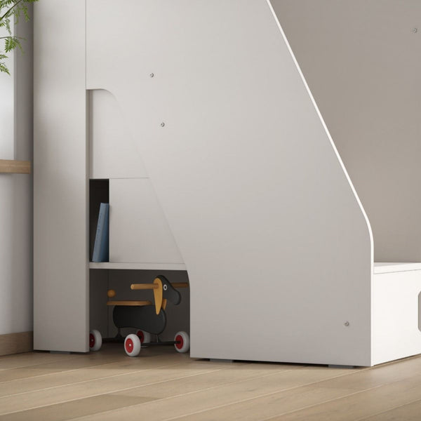 Flair Furnishings Slick Staircase Bunk Bed | With Storage Bunk flair 
