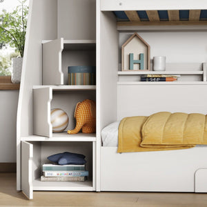 Flair Furnishings Slick Staircase Bunk Bed | With Storage Bunk flair 