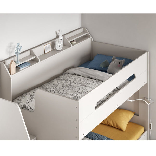 Flair Furnishings Slick Staircase Bunk Bed | With Storage Bunk flair 