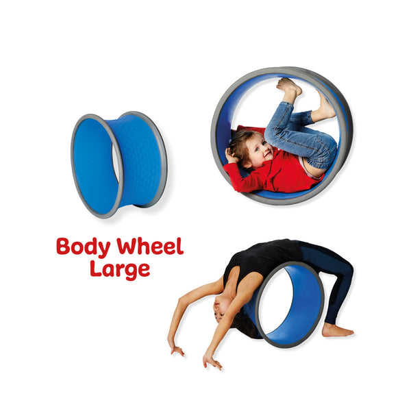 Gonge Body Wheel – Dynamic Fun for Agility, Balance & Strength | 2 Years+ gonge Large - Blue