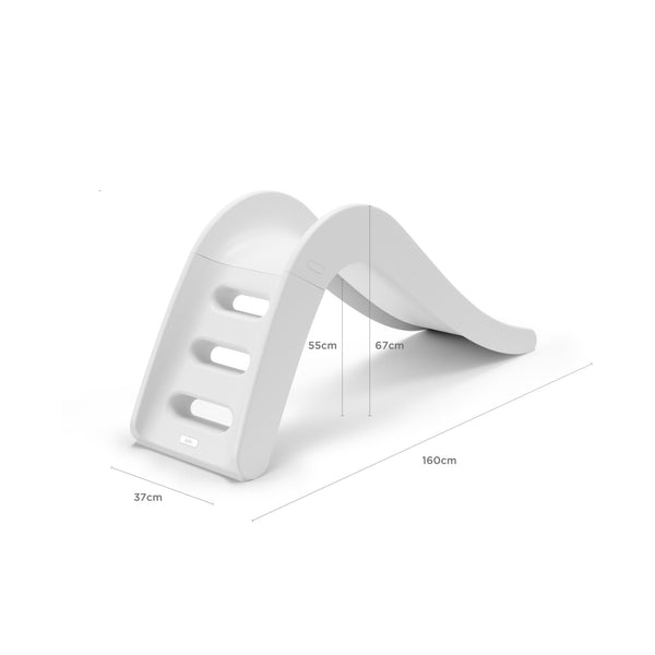 Jupiduu White Dolphin Outdoor Slide | Weatherproof Garden Slide for Kids | 18M+ jupiduu 