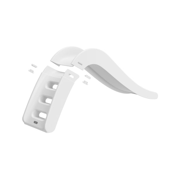Jupiduu White Dolphin Outdoor Slide | Weatherproof Garden Slide for Kids | 18M+ jupiduu 