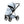 Mee-go Milano Quantum 2-in-1 Pushchair | Stylish Travel System, All-Terrain Carry Cot & Easy-Fold Pushchair meego