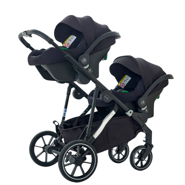 Mee-go Uno+ 3-in-1 Pushchair | Complete Travel System with Car Seat & Carrycot – One or Two Children - Little Gliders