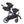 Mee-go Uno+ 3-in-1 Pushchair | Complete Travel System with Car Seat & Carrycot – One or Two Children - Little Gliders