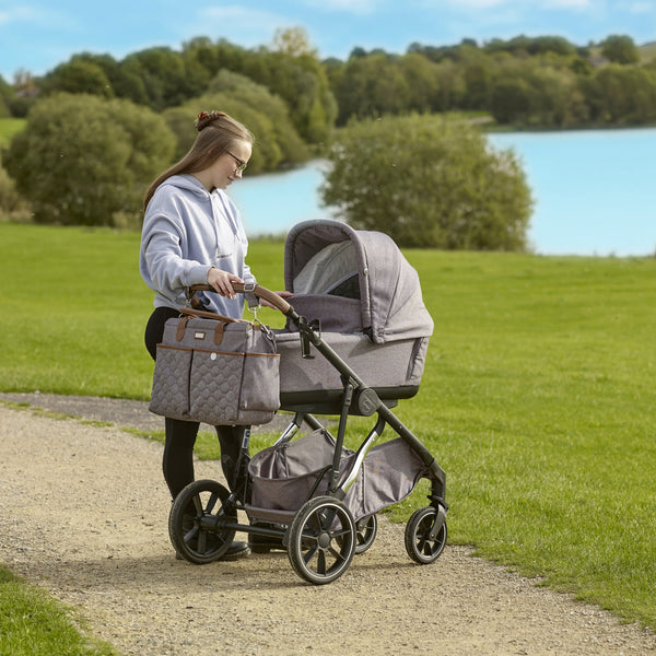 Mee-go Uno+ 3-in-1 Pushchair | Complete Travel System with Car Seat & Carrycot – One or Two Children - Little Gliders