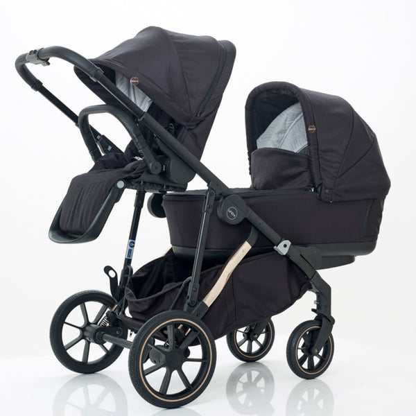 Mee-go Uno+ 3-in-1 Pushchair | Complete Travel System with Car Seat & Carrycot – One or Two Children - Little Gliders