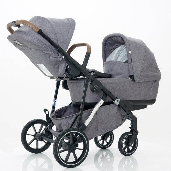 Mee-go Uno+ 3-in-1 Pushchair | Complete Travel System with Car Seat & Carrycot – One or Two Children - Little Gliders