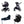 Mee-go Uno+ All-in-One Pushchair | Complete Travel System with Car Seat & ISOFIX – Adaptable for One or Two Children meego Abstract Black Single - One Seat Unit