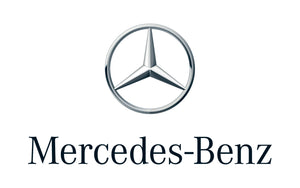 Mercedes-Benz logo – official three-pointed star emblem featured on licensed Baghera ride-on toys for kids, symbolising luxury, innovation, and German automotive excellence