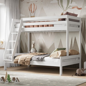 Noomi Nora Solid Wood Triple Bunk Bed with Optional Storage | FSC-Certified noomi 