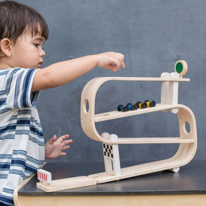 PlanToys Ramp Racer | Wooden Racing Track Toy for Toddlers | Ages 18M+ PlanToys 