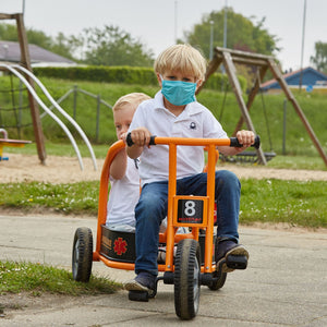 Winther Circleline Ambulance Trike - Durable Orange Ride-On for Imaginative Play | Ages 4-7 winther 