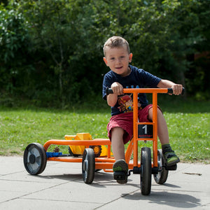 Winther Circleline Trailer Orange - Durable Bike & Trike Accessory | Ages 2-8 winther 