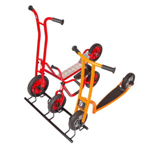 Winther Cycle Rack – Freestanding Storage for Kids’ Bikes & Scooters | Ages 1-12 winther 