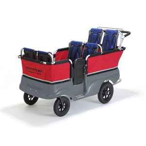 Winther Turtle Kiddy Bus 6-Seater - Lightweight & Safe Buggy for Kids | 6M - 4Y winther