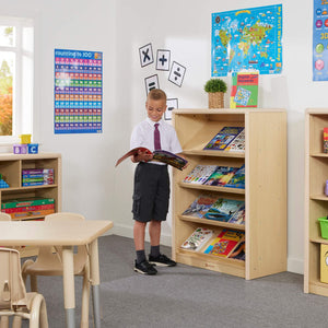 Wisdom Elegant Sloping Book Display – Face-On Early Years Bookshelf | Ages 2+ wisdom 