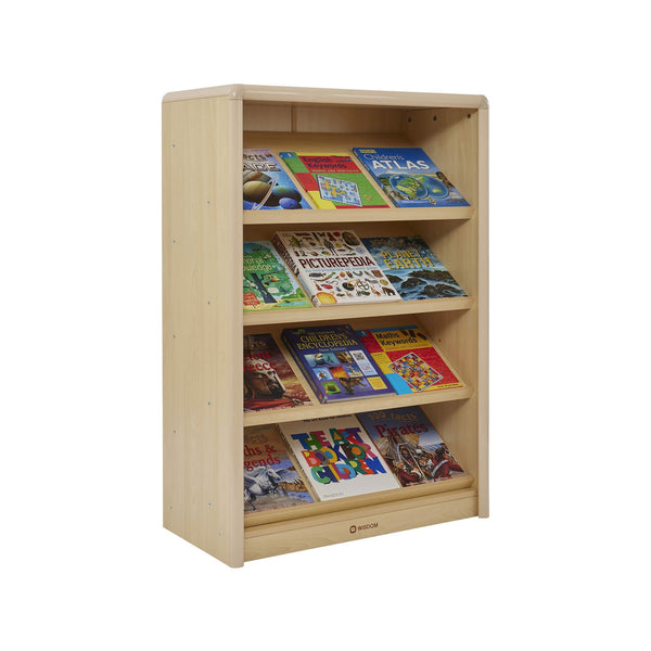Wisdom Elegant Sloping Book Display – Face-On Early Years Bookshelf | Ages 2+ wisdom 