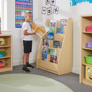Wisdom Elegant Tall Basic Book Storage – Face-On Bookshelf | Ages 2+ wisdom 