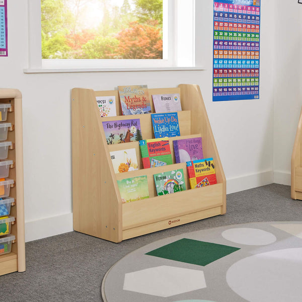 Wisdom Elegant Tall Basic Book Storage – Face-On Bookshelf | Ages 2+ wisdom 
