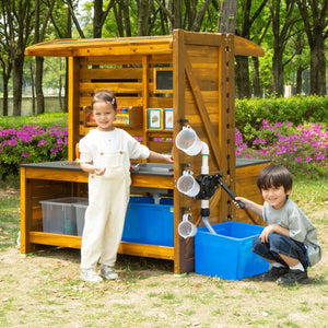 Wisdom Outdoor Kitchen with Pump – Water & Role Play Station for Kids | Ages 3+ wisdom 
