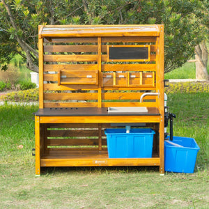 Wisdom Outdoor Kitchen with Pump – Water & Role Play Station for Kids | Ages 3+ wisdom 