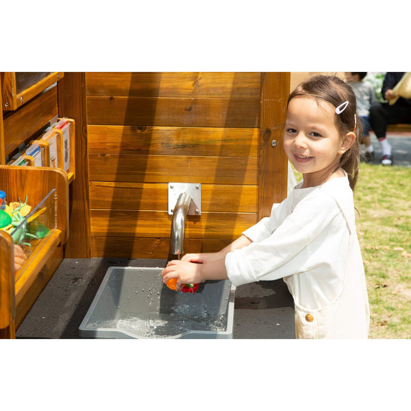 Wisdom Outdoor Kitchen with Pump – Water & Role Play Station for Kids | Ages 3+ wisdom 