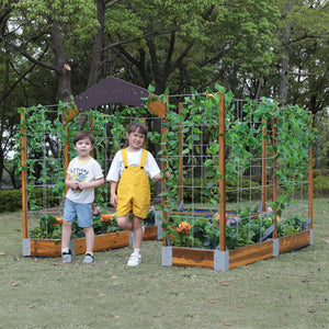 Wisdom Little Garden Discovery Zone – Outdoor Sensory Planter Play Set | Ages 2+ wisdom 