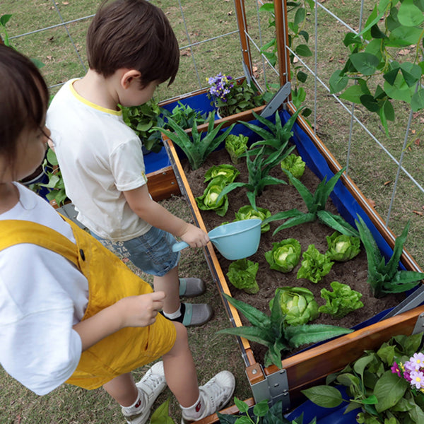 Wisdom Little Garden Discovery Zone – Outdoor Sensory Planter Play Set | Ages 2+ wisdom 