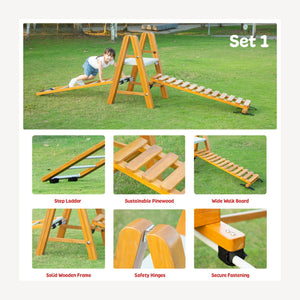 Wisdom Mini Exploration Challenge Sets – Outdoor Climbing Course for Kids | Ages 3+ wisdom Set 1