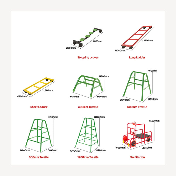 Wisdom Outdoor Play Gym Complete Set – 16-Piece Climbing System | Ages 3-11 wisdom 