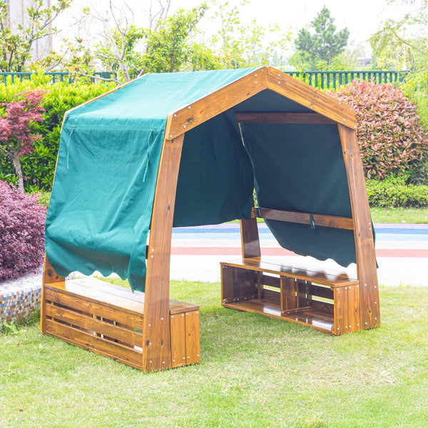 Wisdom Outdoor Reading Den – Cosy Covered Reading Shelter for Kids | Ages 3+ wisdom 